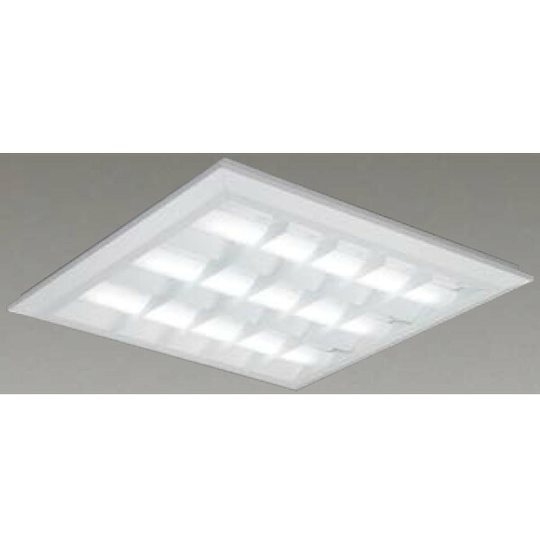 【LEKT771652W-LD9】東芝 LEDベースライト TENQOOスクエア LEDバータイプ 直付埋込兼用形 バッフルタイプ 直付埋込兼用形□720色温度4000K|住宅設備機器の小松屋