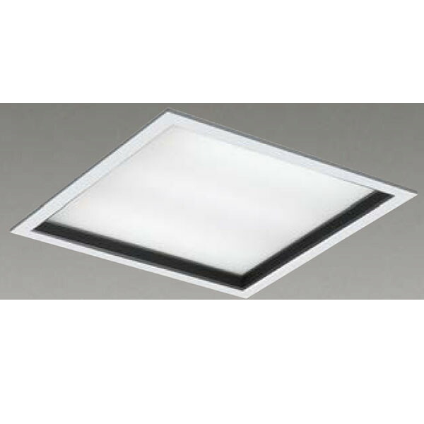 【LEKR760101KWW-LD9】東芝 LEDベースライト TENQOOスクエア パネルタイプ 深枠（黒）パネル 埋込形□600 色温度3500K Ra83 FHP45 形&times;4｜住宅設備機器の小松屋