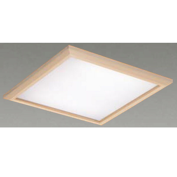 【LEKR760101JL-LD9】東芝 LEDベースライト TENQOOスクエア パネルタイプ 和風乳白パネル 埋込形□600 色温度3000K Ra83 FHP45 形&times;4｜住宅設備機器の小松屋