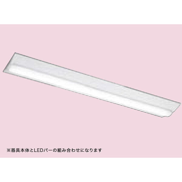 【LEET-42301E-LS9+LEEM-40523WW-VB】東芝 LEDベースライト TENQOOシリーズ 低ノイズ器具 高演色タイプ 5200lmタイプ 温白色（3500K）