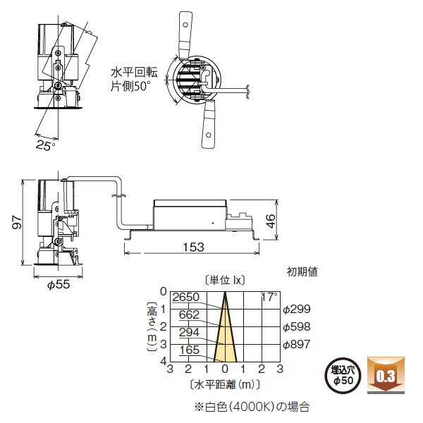 当店人気の限定モデルが再々々入荷☆ 【楽天市場】【LEDU-05304L2-RD1】東芝 LED小径ユニバーサルダウンライト 埋込穴 φ50白色深形  【TOSHIBA】：住宅設備機器の小松屋 偉大な -skillitech.in