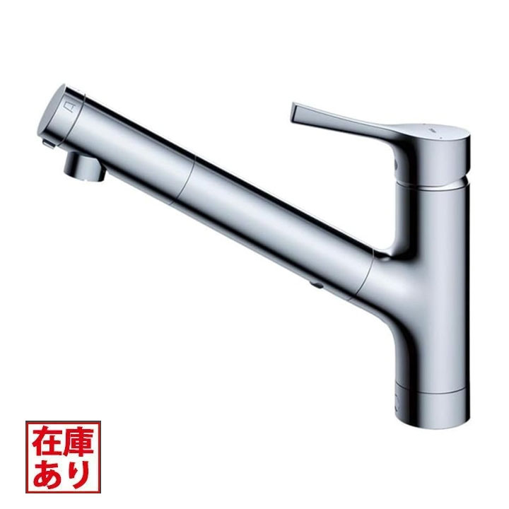 【店卸し資産有り】【TKS05321J】TOTO 台付シングル雑ぜ合わせる水栓（エコシングル、浄水薬莢内蔵、お手てシャワー） 勝手もと用 GG続きもの トゥートゥー