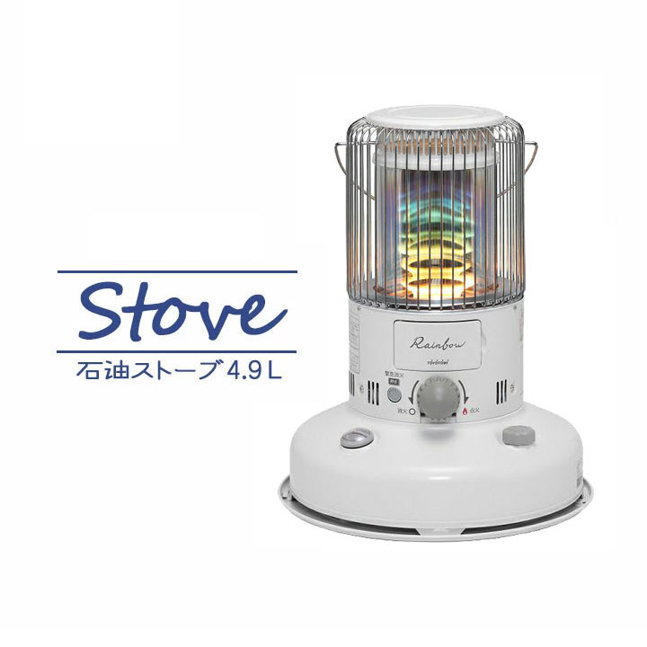【RB-2524(W)】トヨトミ 原油暖房器 白いこと 暖房装置 7～9畳 虹霓暖房器 提灯調対流形原油暖房器 TOYOTOMI