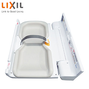LIXIL 横型おむつ交換台 クリアホワイト AC-OK-21F
