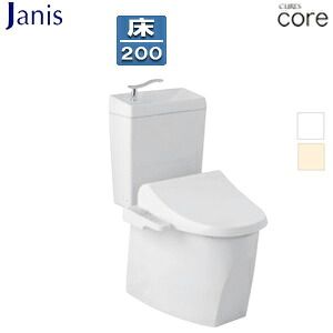 【送料無料】ジャニス 組み合わせトイレセット キュアーズコア 床：排水芯200mm 手洗い有り 洗浄便座付(JCS-230ENN) タンク式便器 一般地 SC8250-SGB+ST6050-1EN+JCS-230ENN