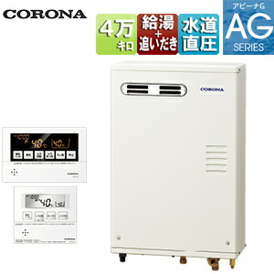 【貨物輸送無料】CORONA 重油ふろ給湯器 風呂場・勝手もと遠隔操作属する(声音) AGつづき物 給湯+追いだき 手動 貼り出し 海門直圧式 露天壁掛型 向こう正面排気ガス 4万キログラム UKB-AG472B(MW)