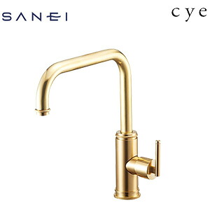 SANEI ●キッチン用蛇口 cyeイ 台 シングルレバー混合水栓 泡沫 スパウト200mm ブラス 一般地 K87410JV-S-NCU-13