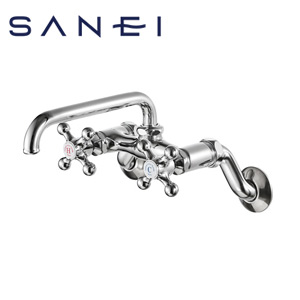 SANEI 御厨子所用水道の栓 壁 ツーハンドル練り合わせる水栓 スパウト170粍 原則として地 K231Y-13