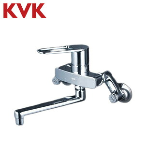 KVK キッチン用蛇口 壁 シングルレバー混合水栓 泡沫 スパウト170mm 一般地 MSK110KKCT