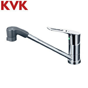 KVK キッチン用蛇口 台 シングルレバー式混合栓 200mmパイプ付 eレバー 一般地 KM5011TFR2EC