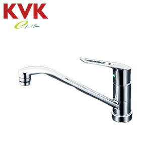 KVK キッチン用蛇口 台 シングルレバー混合水栓 泡沫 スパウト273mm 一般地 KM5011TV12EC