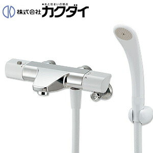 楽天市場】サーモシャワー混合栓 173-061 カクダイ KAKUDAI 風呂用水栓