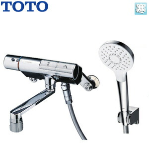 TOTO 風呂場用水道の栓 壁 洗い場専用 サーモスタット付シャワー二階建てバス練り合わせる水栓 タッチスイッチ水栓 コンフォートウエーブシャワー(めっき) スパウト170粍 冷ややかさ地 TMN40TY3Z 花・ガーデン・DIY-木材・建築資材・設備-バス用水栓金具