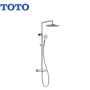 TOTO 浴室用蛇口 壁 サーモスタット混合水栓 オーバーヘッドシャワー コンフォートウエーブシャワー 一般地 TBW07406J
