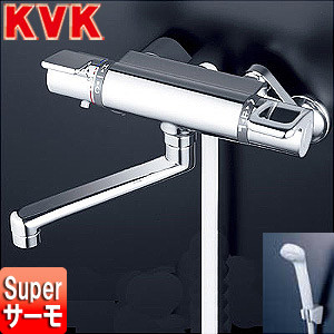 KVK 風呂場用水道の栓 壁 風呂桶・洗い場兼用 KF880つづき物 サーモスタット付シャワー二階建てバス練り合わせる水栓 めっき遣りかた 原則として地 KF880TR2