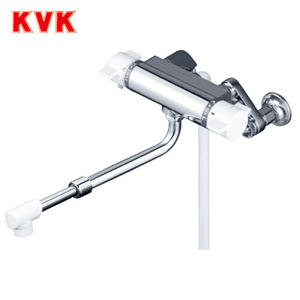 KVK 浴室用蛇口 壁 浴槽・洗い場兼用 KF800HAシリーズ サーモスタット付シャワーバス混合水栓 めっき仕様 一般地 KF800HASJ
