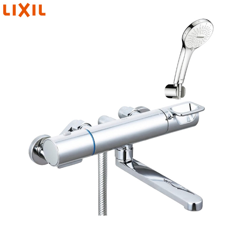 LIXIL 浴室用蛇口 クロマーレS 壁 浴槽・洗い場兼用 サーモスタット付シャワーバス混合水栓 SPA U めっき 吐水口170mm 寒冷地 BF-KA145TNSR