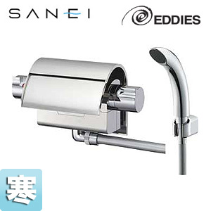 SANEI 風呂場用水道の栓 EDDIESつづき物 台 サーモシャワー結びあわせる水栓 湯水芯90粍 冷ややかさ地 SK2890K-13 花・ガーデン・DIY-木材・建築資材・設備
