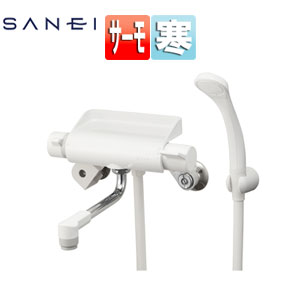 SANEI 風呂場用水道の栓 ラクナーレ 壁 サーモシャワー組みあわせる水栓 スパウト170粍 冷ややかさ地 SK1821DK-13