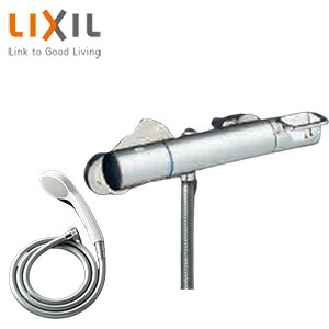 LIXIL 浴室用蛇口 クロマーレS 壁 シャワー専用 サーモスタット混合水栓 エコフルシャワー スパウトなし 一般地 BF-KA246TSG