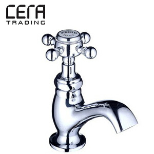 CERA 洗面用蛇口 オリュス社 ジュリア 台 単水栓 立水栓 スパウト90mm 吐水口高さ53mm クロム 一般地 HR1231-CH