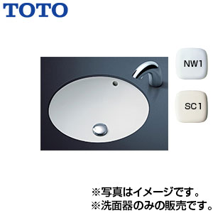 TOTO 洗面器単品 アンダーカウンター式 丸形 L530