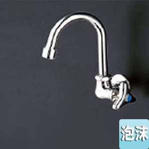 TOTO ユーティリティ用蛇口 壁 単水栓 13mm 横水栓 スワンネック 泡沫 節水こま 一般地・寒冷地共用 T131AUN13C