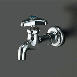 TOTO ユーティリティ用蛇口 壁 単水栓 13mm 横水栓 胴長 送り座付 一般地 T23BEN13C