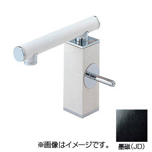 SANEI ●洗面用蛇口 TOHシリーズ 台 シングルワンホール洗面混合水栓 墨磁 一般地 K4730JV-JD-13｜住設店