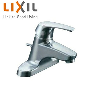 LIXIL ●洗面用水道の栓 台 シングル生き胆練りあわせる水栓 ポップアップ式 湯側開度取り締まり付き添い人 原則として地冷ややかさ地共用 LF-B350SHK