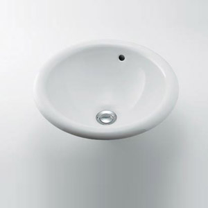 カクダイ 洗面器単品 デュラビット Architec Frank Huster オーバーカウンター式 丸形 φ400 #DU-0318400000
