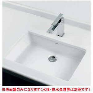 カクダイ 洗面器単品 デュラビット Vero アンダーカウンター式 角形 525×365 DU-0330480000