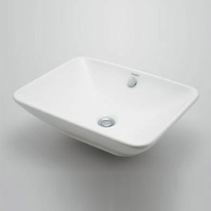 カクダイ 洗面器単品 デュラビット Bacino ベッセル式 角形 550×420 DU-0334520000|住設店