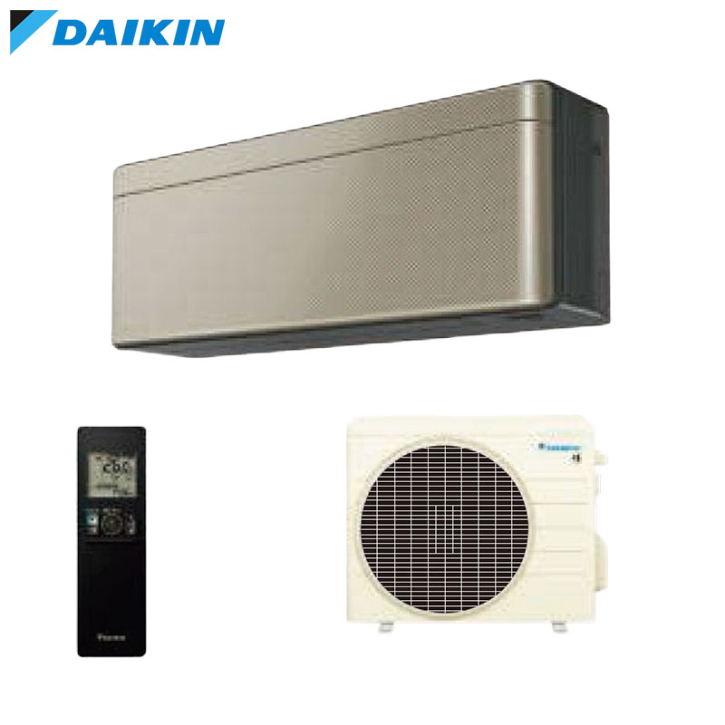 【送料無料】ダイキン ●ルームエアコン SXシリーズ リソラ 100V 6畳 2.2kW 2026年モデル 本体ダークグレー ツイルゴールド S226ATSS-N｜住設店