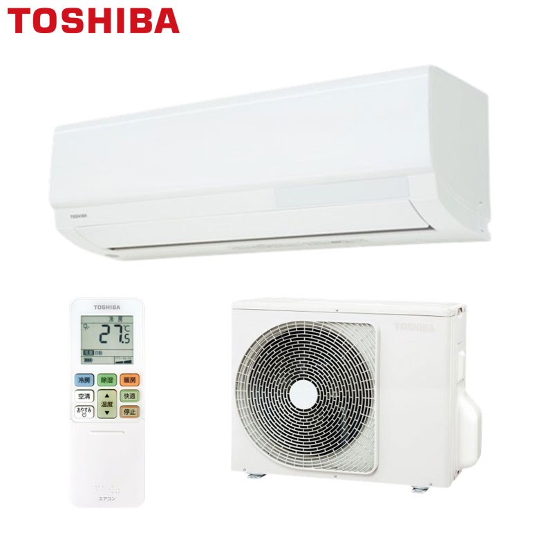 【送料無料】TOSHIBA ルームエアコン V-Xシリーズ 100V 6畳 2.2kW ホワイト 2026年モデル RAS-V221X(W)+RAS-V221AX
