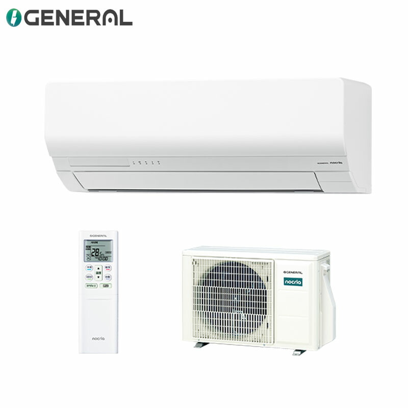 株式会社ゼネラル お座敷冷房装置 W続きもの 100V 12畳 3.6kW ノせつ然たる 2026年ひな形 AS-W366T(W)+AO-W366T