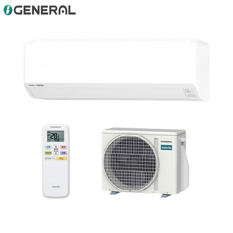 株式会社ゼネラル ルームエアコン CHシリーズ 100V 12畳 2.8kW ノクリア 2026年モデル AS-CH366T+AO-CH366T|住設店