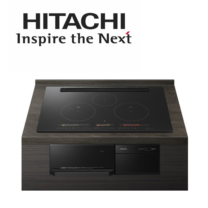 最安値挑戦】 日立 HT-M9XTF W IHクッキングヒーター ビルトイン 3口IH