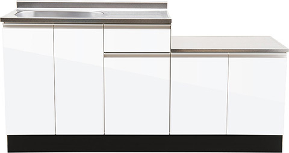 アイオ産業[KW-H1700SG]KW+シリーズ　ガス台付流し