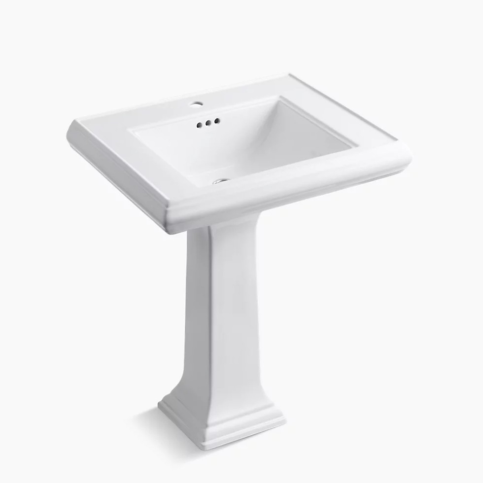 【エントリーで尖んがり５倍！SS継続期間押さえる 6/4～6/11】KOHLER(コーラー)[K-2258-1-0]ペデスタル型洗面器