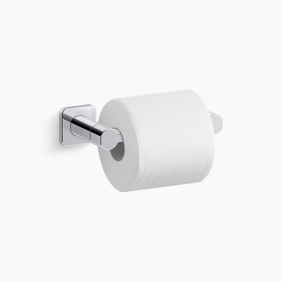 KOHLER(コーラー)[K-23528-CP]調査報告保持者 日用品雑貨・文房具・手芸-ペーパーホルダーカバー-トイレマット・カバー・シート