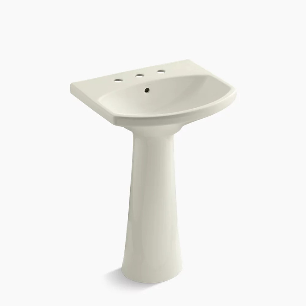【エントリーで尖んがり５倍！SS継続期間押さえる 6/4～6/11】KOHLER(コーラー)[K-2362-8-96]ペデスタル型洗面器