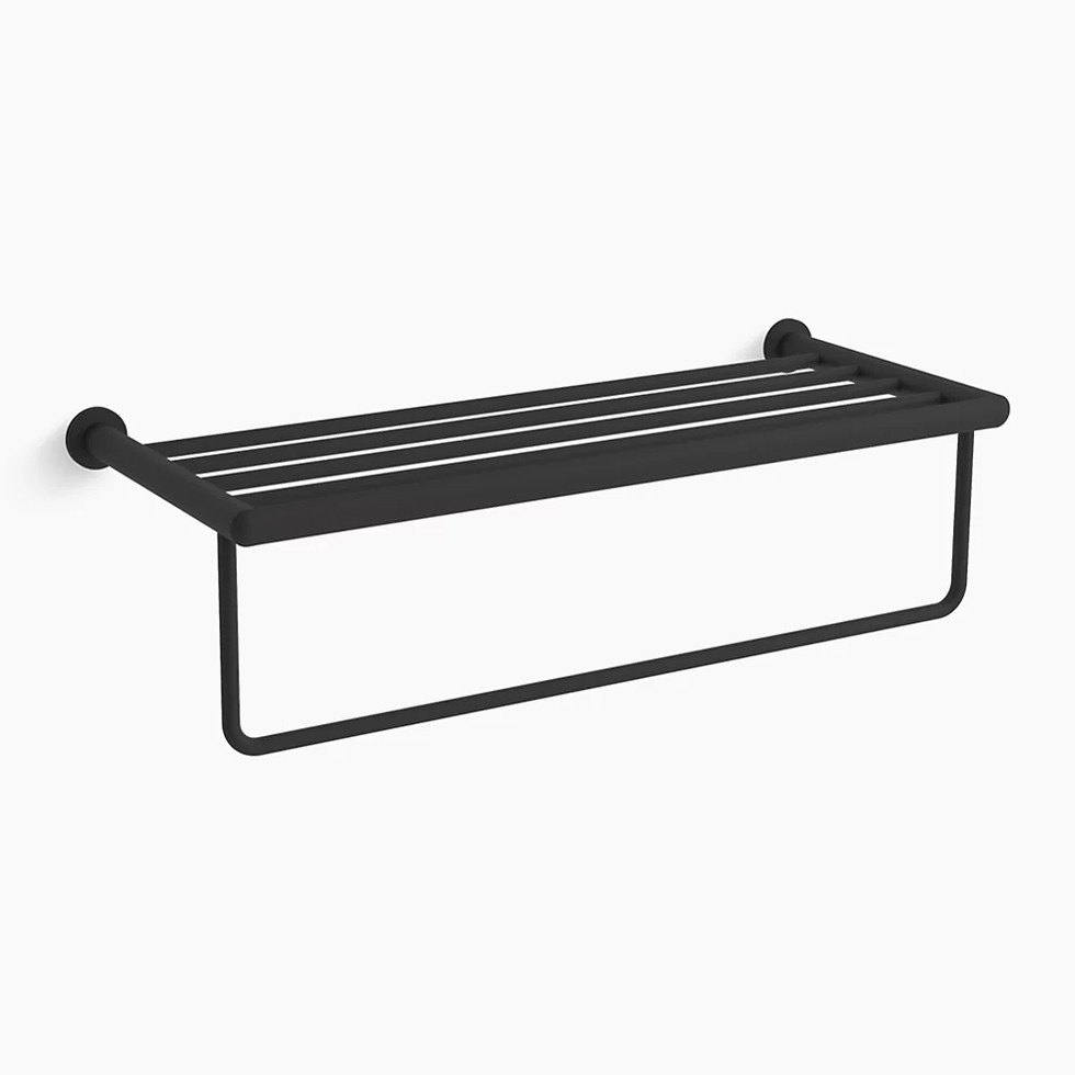 【エントリーで尖んがり５倍！SS継続期間押さえる 6/4～6/11】KOHLER(コーラー)[K-24552-BL]タオルシェルフ