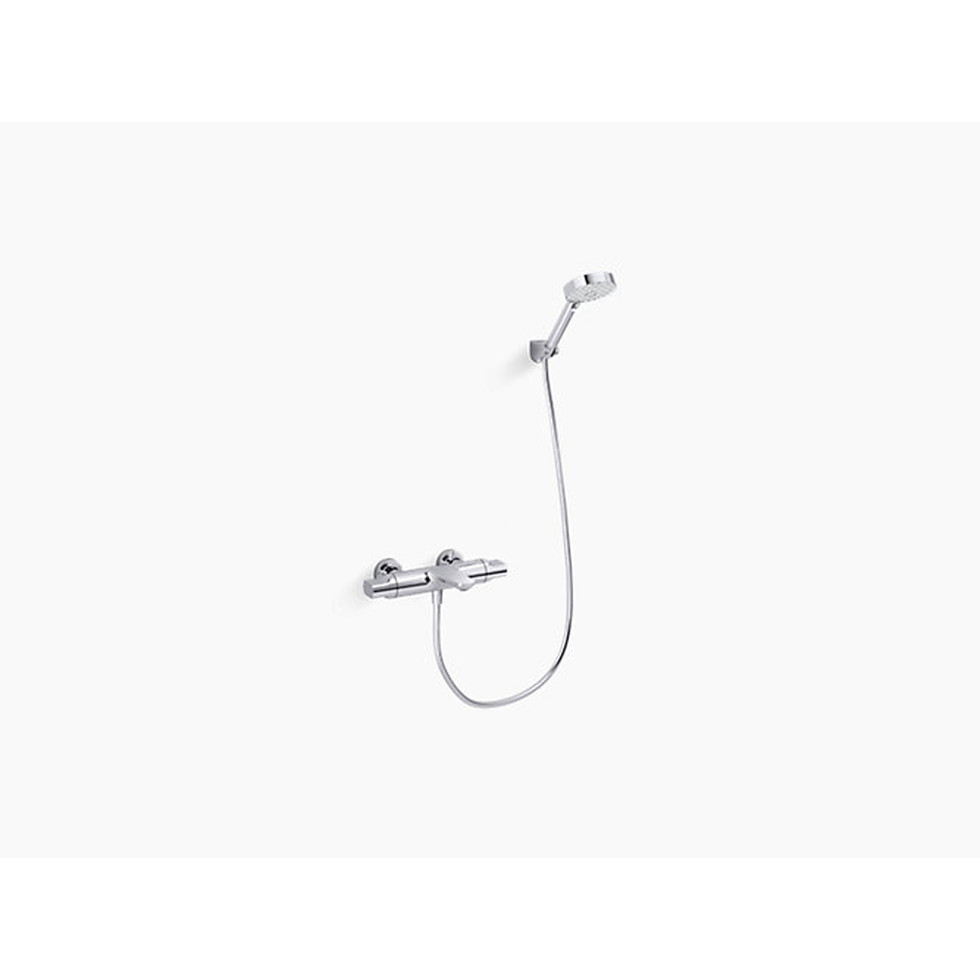 【エントリーで尖んがり５倍！SS継続期間制限事項 6/4～6/11】KOHLER(コーラー)[K-72286T-9-CP]2階建てバスシャワー練りあわせる栓