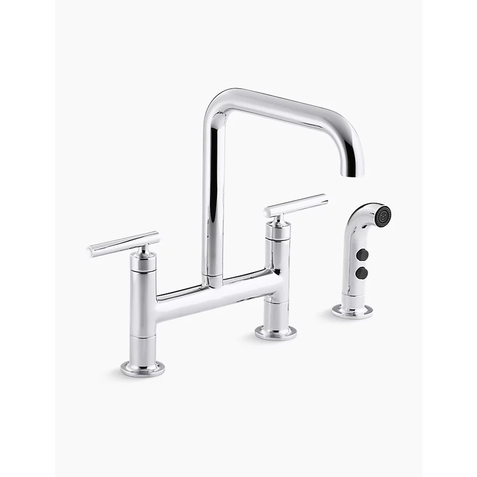 KOHLER(コーラー)[K-7548-4-CP]キッチン水栓