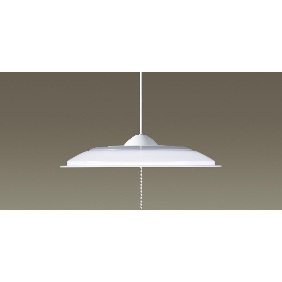 パナソニック[LGB12521LE1]天井吊下型　LED（昼光色）　ペンダント　プラスチックセードタイプ・プルスイッチ付・引掛シーリング方式　下面開放型　～8畳｜住設ＴＯＷＮ