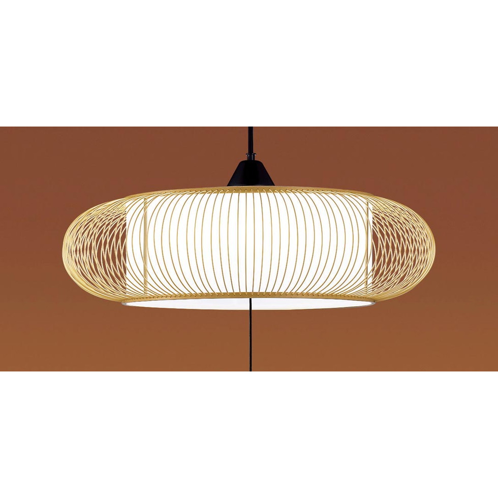 パナソニック[LGB12626LE1]天井吊下型　LED（昼光色）　ペンダント　プラスチックセードタイプ・プルスイッチ付・引掛シーリング方式　下面開放型　～8畳