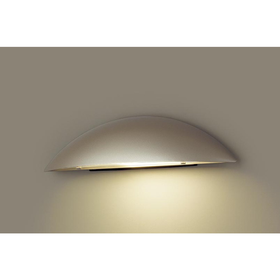 パナソニック[LGW85100YF]エクステリア　壁直付型　LED（電球色）　表札灯　LED電球交換型・防雨型　パネル付型　白熱電球40形1灯器具相当　エクステリア
