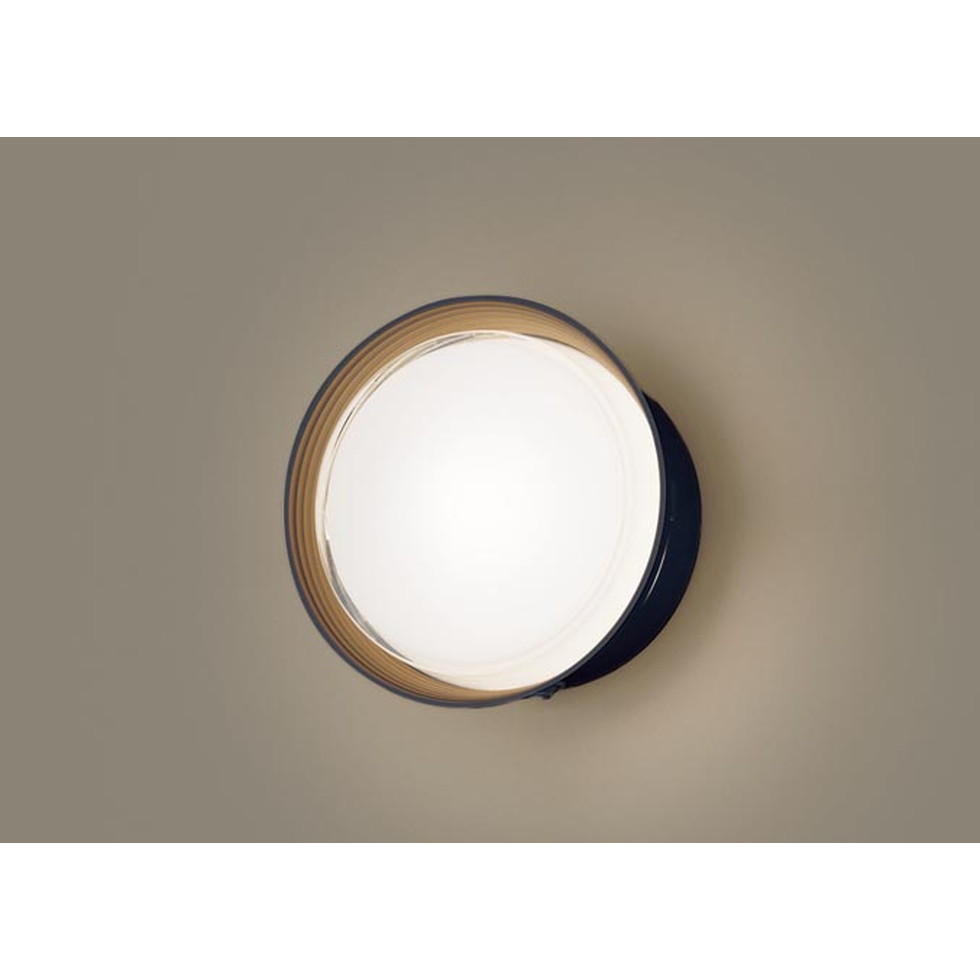 パナソニック[LGWC81312KLE1]エクステリア　壁直付型　LED（電球色）　ポーチライト　拡散タイプ・密閉型　防雨型・FreePaお出迎え・フラッシュ・明るさセンサ付・段調光省エ　エクステリア