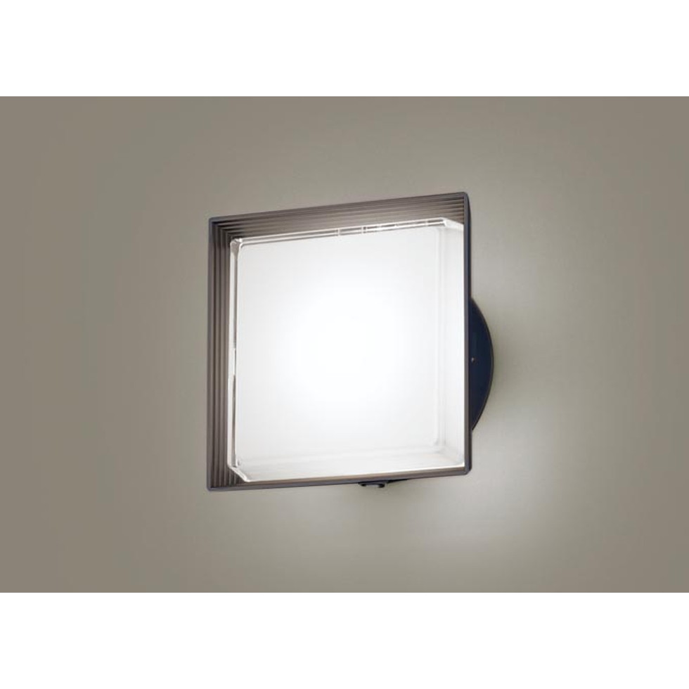 パナソニック[LGWC81322KLE1]エクステリア　壁直付型　LED（昼白色）　ポーチライト　拡散タイプ・密閉型　防雨型・FreePaお出迎え・フラッシュ・明るさセンサ付・段調光省エ　エクステリア